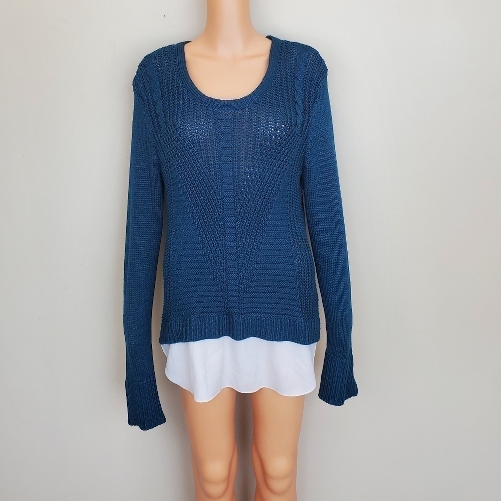 Calvin Klein long sleeve knit pullover sweater Size L
